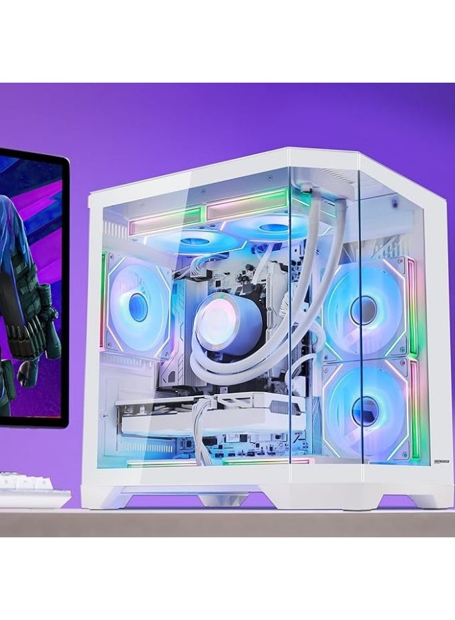 كمبيوتر ألعاب Gaming PC بمعالج Ryzen 7 9700X وكارت RTX 5060 ورام 32GB DDR5 وSSD 1TB لأداء سلس في الألعاب والبث والشغل - Image 3