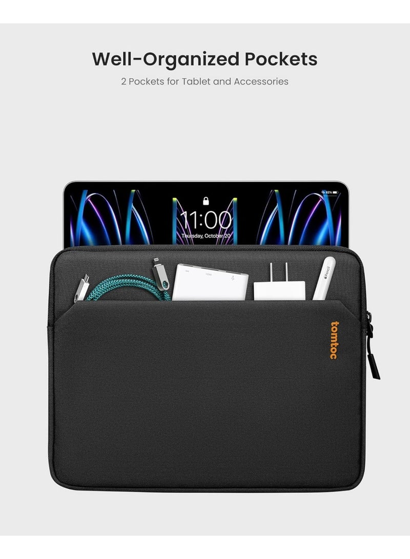 Tomtoc Light-B18 Slim Tablet Case for 11 Inch iPad Pro M4 OLED 2024, 11 Inch iPad Air M3 2025 M2 2024, 11 Inch iPad Pro M2&M1, iPad (A16), iPad 10/9, with Accessory Pocket, for Smart/Magic Keyboard - Image 5
