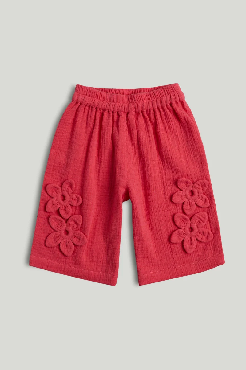 مذركير بنطلون قطني وردي