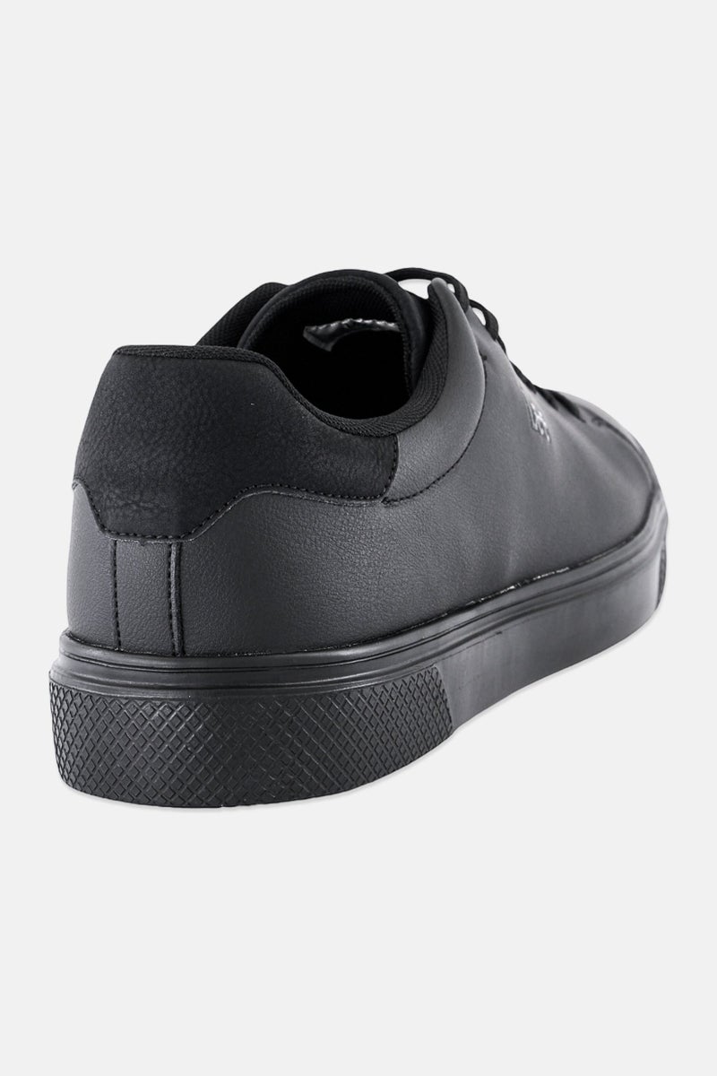 LEE Men Brett Lace Up Casual Shoes, Black - Image 3