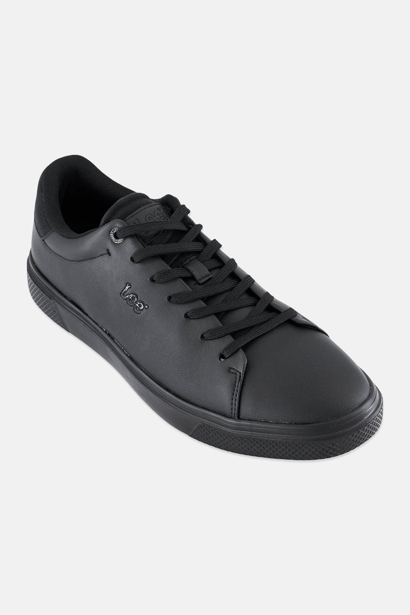 LEE Men Brett Lace Up Casual Shoes, Black - Image 1