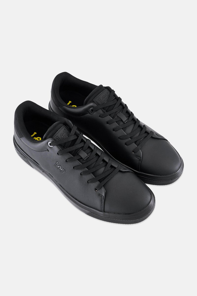 LEE Men Brett Lace Up Casual Shoes, Black - Image 2