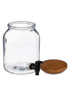 Secret de Gourmet Cafe Bordeaux Glass Beverage Dispenser Clear and Brown 3 L 194895A  - Image 2