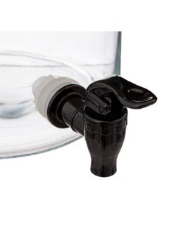 Secret de Gourmet Cafe Bordeaux Glass Beverage Dispenser Clear and Brown 3 L 194895A  - Image 3