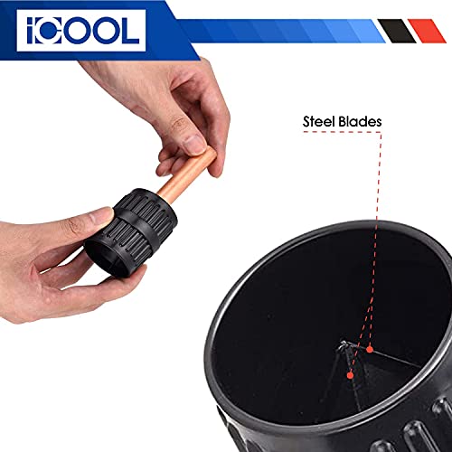 I COOL ICOOL Inner-Outer Pipe Reamer/Tube Deburring Tool 3/16 to 1-5/8 inch for Copper PPR PVC Brass Aluminum Soft Steel Tubing and Pipes - Image 4