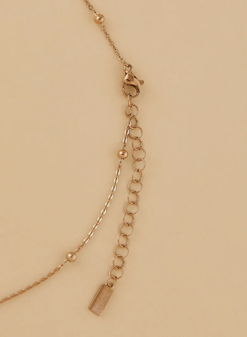 BOSS Heart Detail Necklace