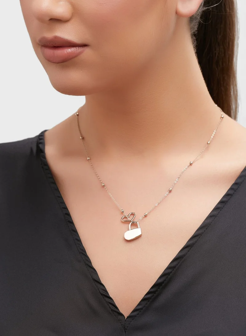 BOSS Heart Detail Necklace