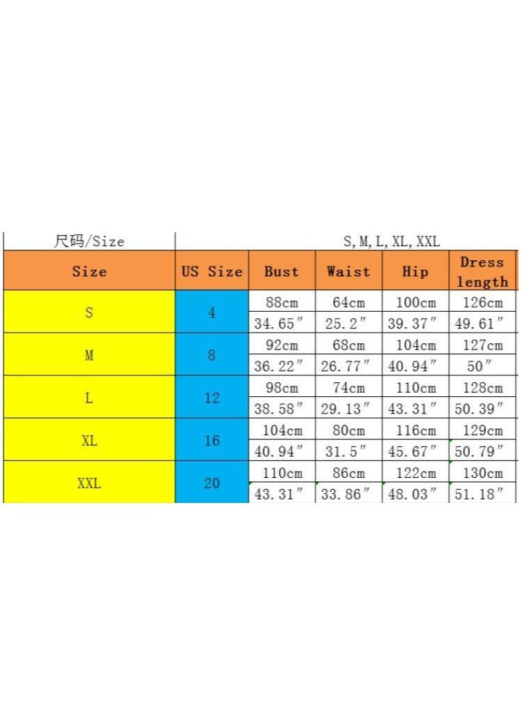 NIBEMINENT فستان ماكسي شيفون بأكتاف مكشوفة بألوان متدرجة مع حزام وكرانيش V-F - Image 2