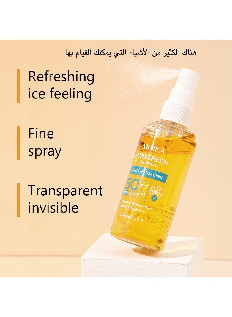 مويكا بخاخ زيت واقي من الشمس 100 مل مضاد للشيخوخة - Image 3