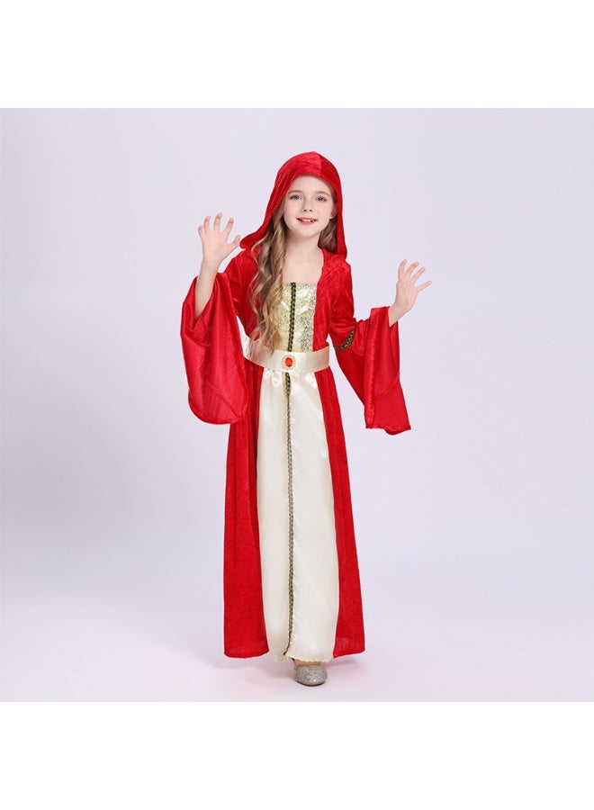 كأس Costume من مصاص دماء بلاط ق medieval الأوروبي للهالوين مع مظهر مرعب يذكر بأجواء العصور الوسطى - Image 1