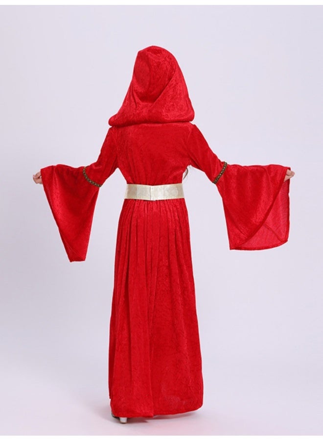 كأس Costume من مصاص دماء بلاط ق medieval الأوروبي للهالوين مع مظهر مرعب يذكر بأجواء العصور الوسطى - Image 3