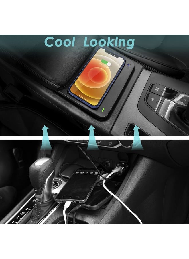 COTAZA Car Wireless Phone Charger for Audi Q5 SQ5 2022 2021 2020 2019 2018 Center Console,Charging Pad Mat for Audi Q5 SQ5 Accessories Interior - Image 3