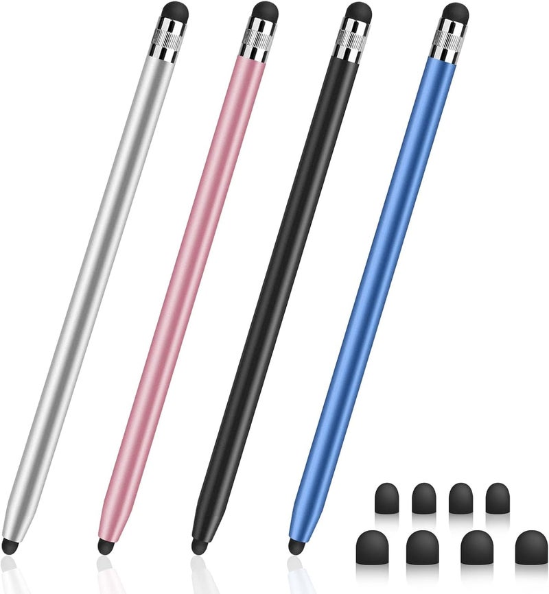 DIGIROOT 4 Pcs Switch Stylus Pens for Touchscreen, High Sensitivity & Precision Ipad Stylus, Suitable for iPhone/iPad Pro/Android Tablets, قلم ايباد Compatible with All Touch Screens - Image 1