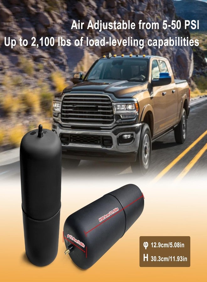 MILLISEC Air Spring Bags Suspension Kit Compatible with 2019-2023 Ram 1500 and 1500 Classic Pickups 60828HD Rear Air Spring Kit, Up to 2100 lbs of Load Leveling Capacity - Image 3