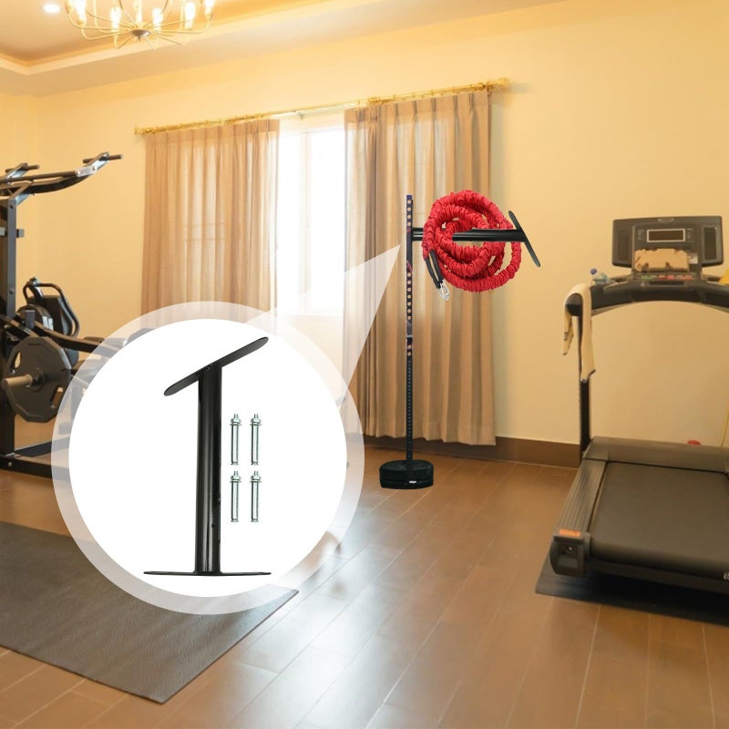 Wall Mounted Battle Rope Holder Heavy Duty Steel Gym Storage Hook for Indoor Fitness Training - Image 5