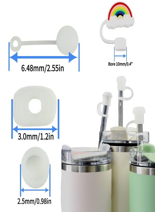 CONQUERALL Clear Spill Proof 3 Piece Straw Cap Spill Stopper Leak Stopper Reusable Durable Mug Protection Set - Image 3