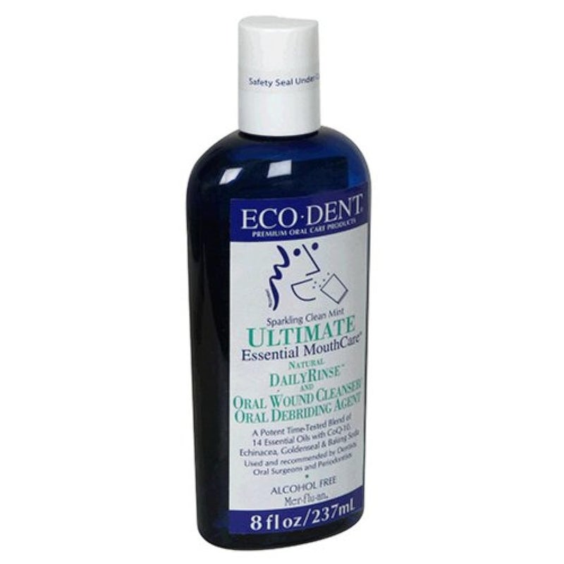 Eco-Dent Eco Dent Daily Rinse Ultimate Essential Mouth Care Sparkling Clean Mint 8 fl oz 237 ml - Image 3