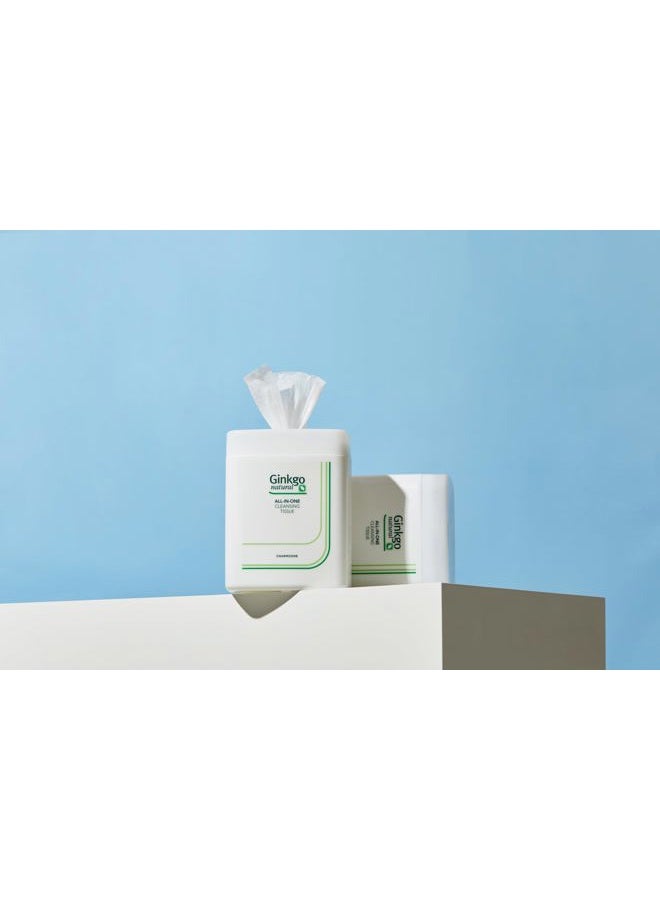 Charmzone Ginkgo Natural All in One Cleansing Tissue [ 110 Sheet ] 10 Sheet Travel Pack - Image 3