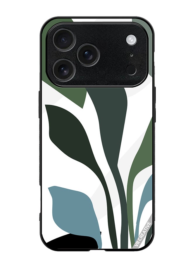 Protective Case Cover For Apple iPhone 17 Pro Max Leaf Tropical Design Multicolour