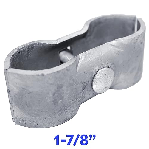 Jake Sales - Chain Link Fence Panel Clamps ~ Kennel Clamps: Qty 8 for 1-7/8" Chain Link Fence Pipe Panel Frames. for Dog kennels/Dog Runs, or Temporary Chain Link Fence. Saddle Clamps. - Image 2