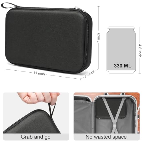 Bukere Travel Sunglasses Organizer Case Adjustable Slot For Multiple Eyeglasses Hard-shell Portable Storage Box for Men Women - Image 4