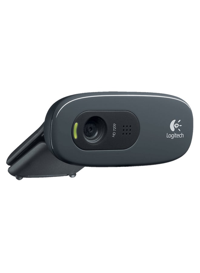 Logitech C270 HD Webcam Black - Image 4