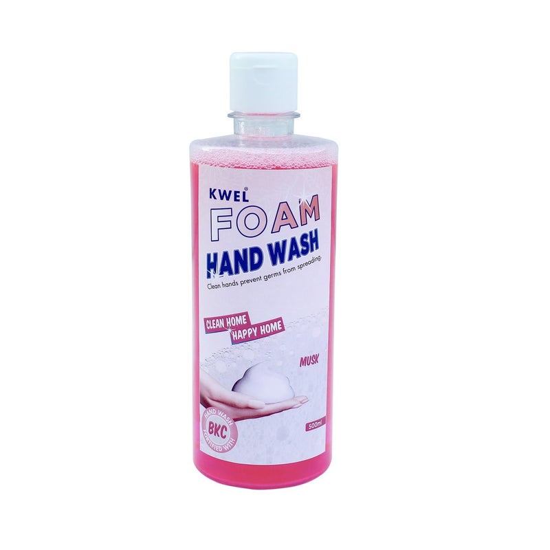 KWEL 500ml Foaming Hand Wash Liquid, Natural Germ Protection, Clean & Softer Hand, (Set of 1) - Image 1
