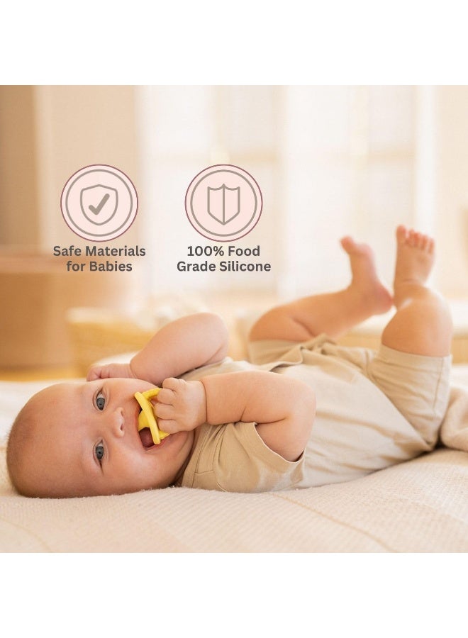NatureBond Baby Pacifier Silicone Binky Newborn Teether Pacifiers 2 in 1 - Image 3