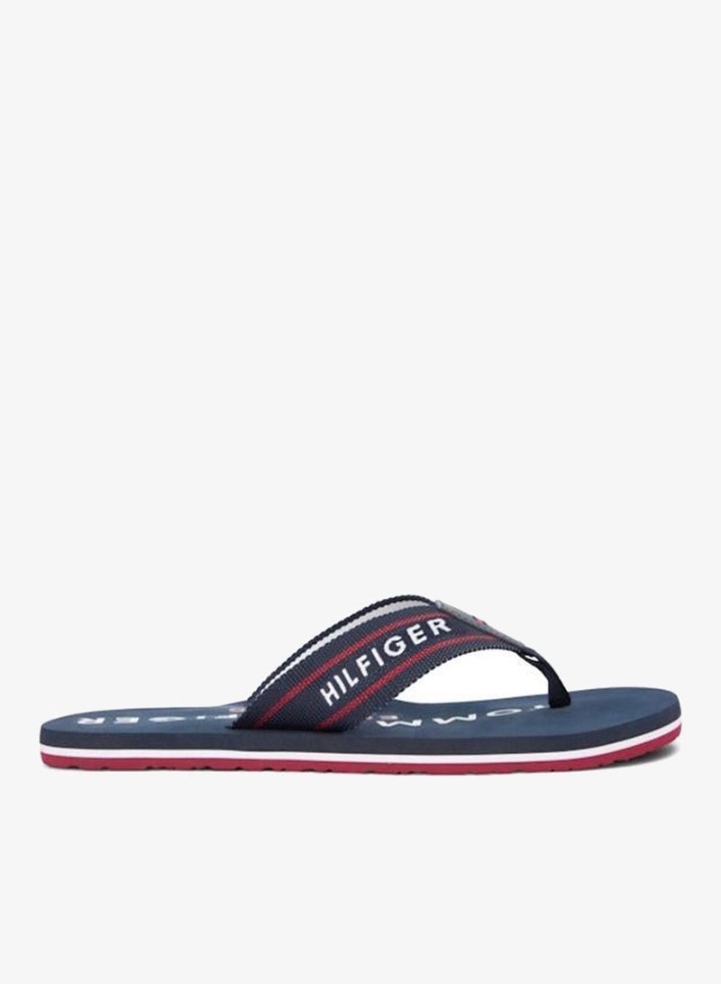 TOMMY HILFIGER Webbing Strap Logo Flip-Flops - Image 1