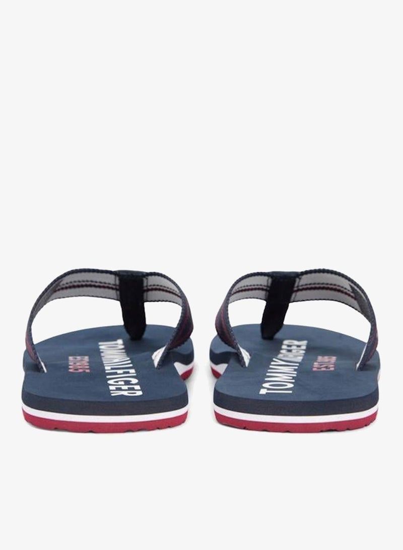 TOMMY HILFIGER Webbing Strap Logo Flip-Flops - Image 3
