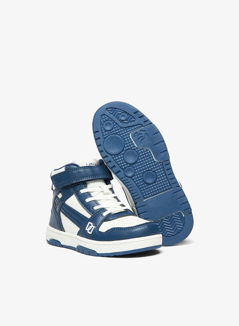 سيد دوتشيني أحذية رياضية للأولاد بنعل خارجي بنمط لوحات وإغلاق بشريط لاصق - Image 4