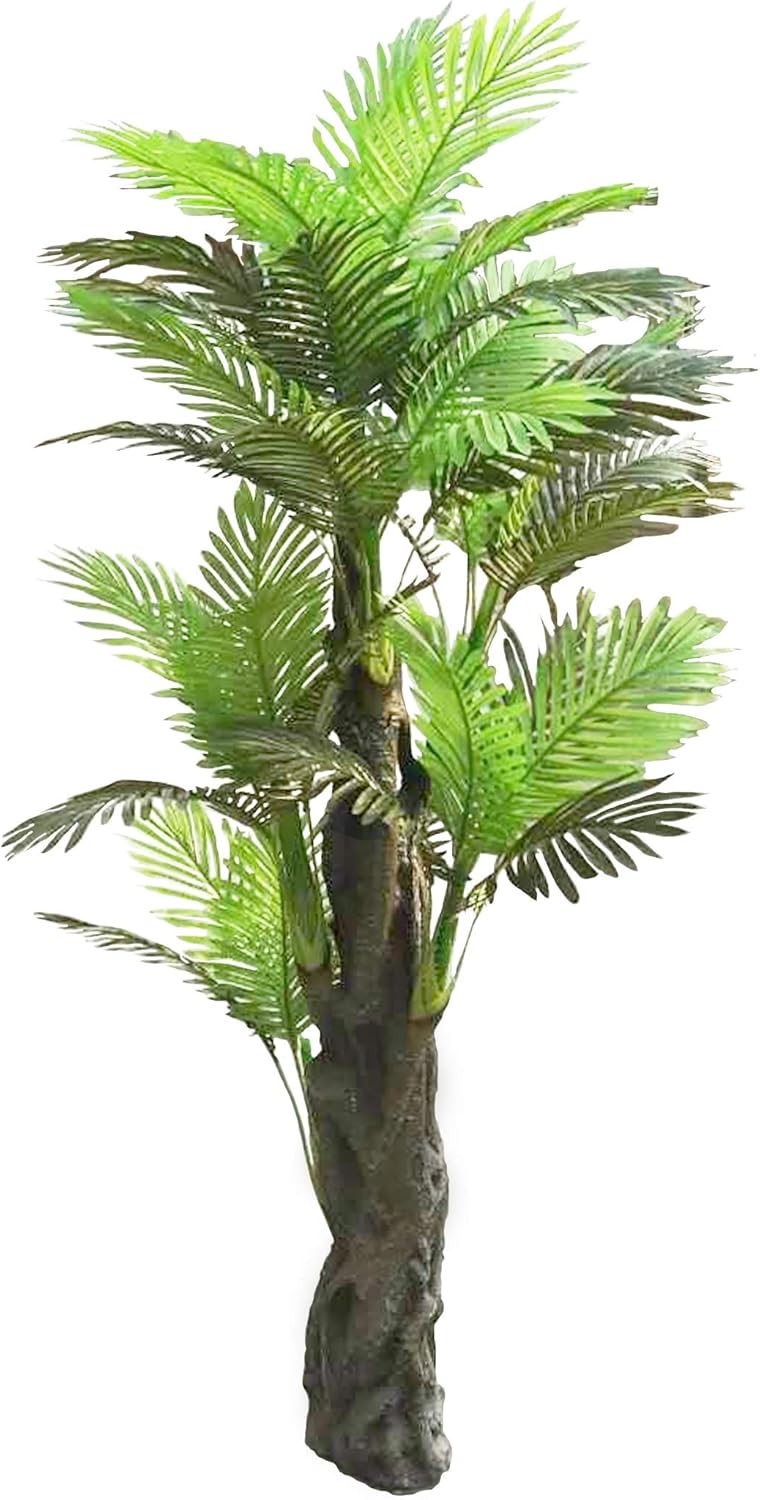 AMERIQUE AMERIQUE Pair Gorgeous 6 Feet MultiHead Tropical Palm Artificial Plant Trees with Standable Trunk Real Touch Technology with UV Protection Super Quality Green 6 2  - Image 2