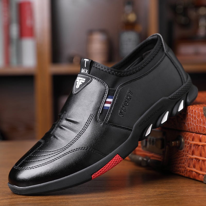 Men'S Shoes Casual Shoes Soft Cowhide Leather Breathable Korean Men'S Leather Shoes Invisible Hidden Height Increasing Men'S Shoes - Image 4