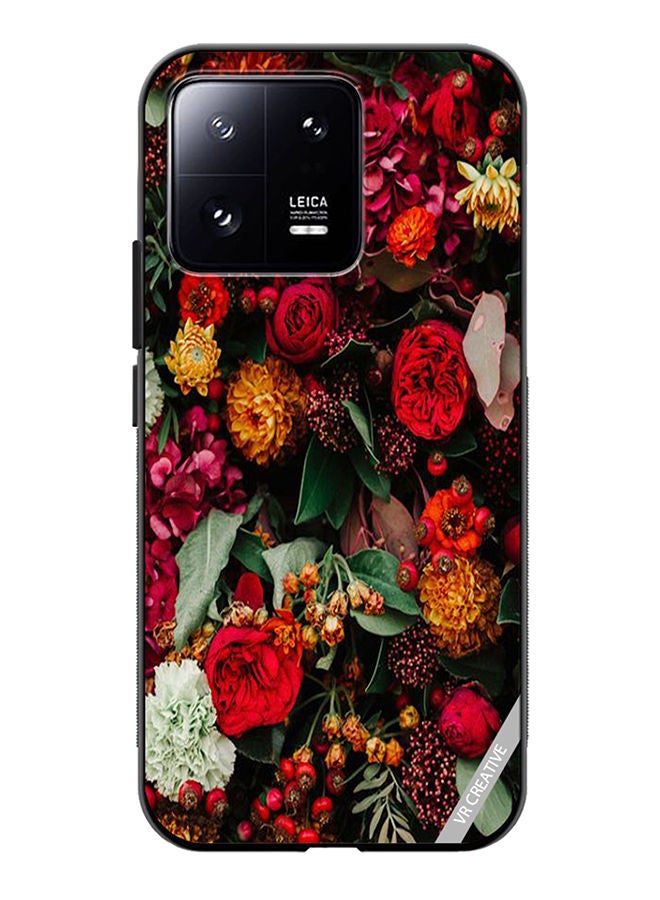VR CREATIVE Protective Case Cover For Xiaomi 13 Colourful Flower Design Multicolour - Image 1