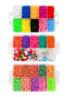 Mumoo Bear 15000 Rubber Bands Kit, Bracelet Making Set, Kids Art Crafts Jewelry Starter Kit With Storage Cases  - Image 2