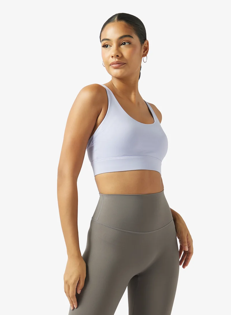 Frwd Seamless Medium Coverage Sports Bra with Racer Back