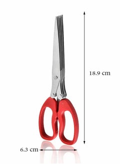 Y&D Shredder Scissors, Herb Multipurpose 5 Blade Kitchen Shears Cutter for Chopping Basil Chive Parsley  - Image 2