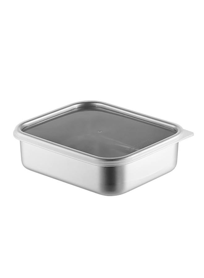 NIBEMINENT Stainless Steel Food Storage Container Food Grade Leakproof Food Containers with Lids for Home Kitchen 700ml  - Image 2