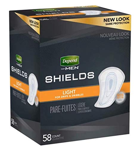 DependsMen Incontinence Shields/Pads Light Absorbency - 1 Box - Image 2