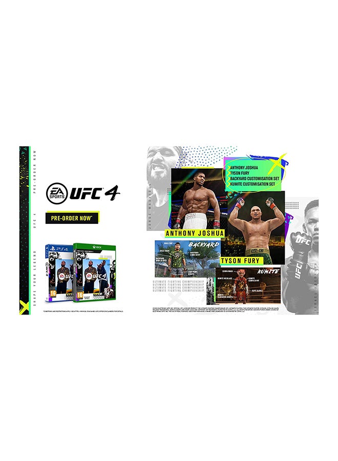EA UFC 4 (Intl Version) - Fighting - playstation_4_ps4 - Image 2