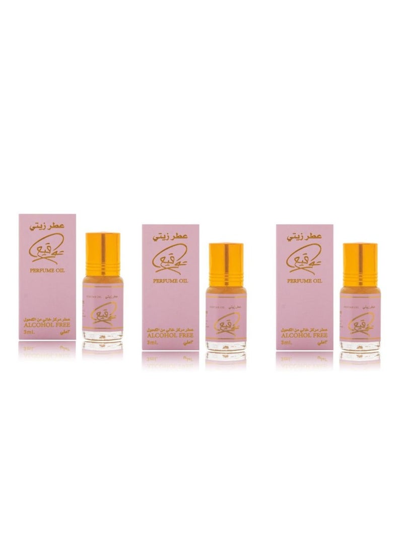 Banafa Al Wardi Signature Perfume Oil 3ml *3 - Image 1