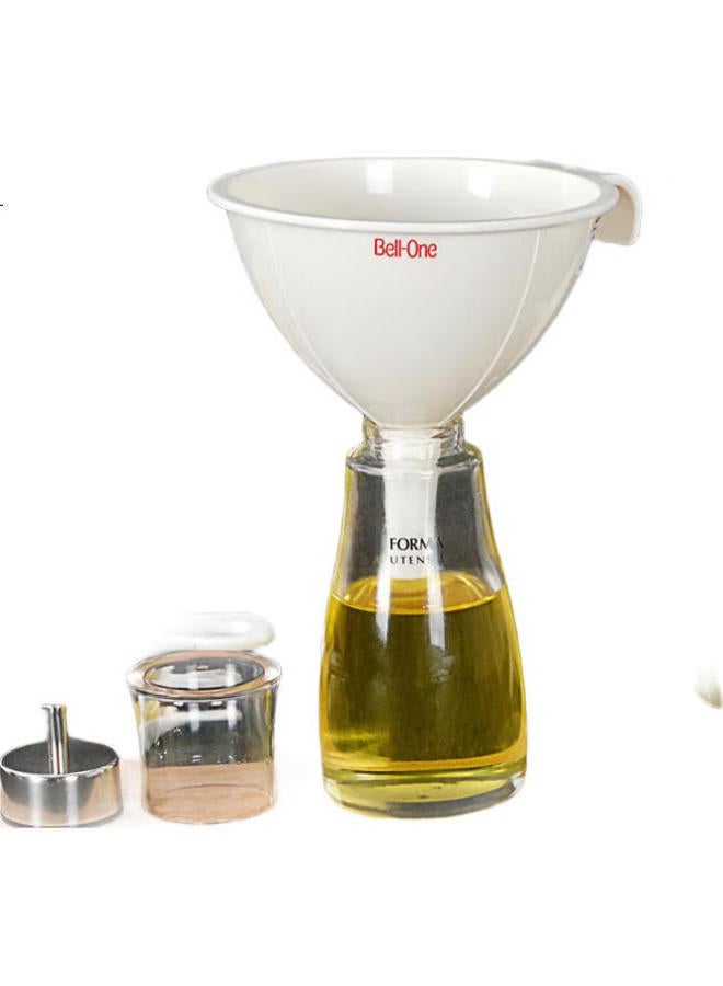ASVEL Imported Plastic Funnel, Food Grade, Kitchen Household Large Diameter Small Funnel For Oil, Soy Sauce, Vinegar, Wine, Large Size - Image 2