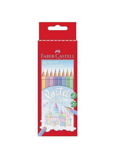 Wood Color Pencil Set of 10 PCs