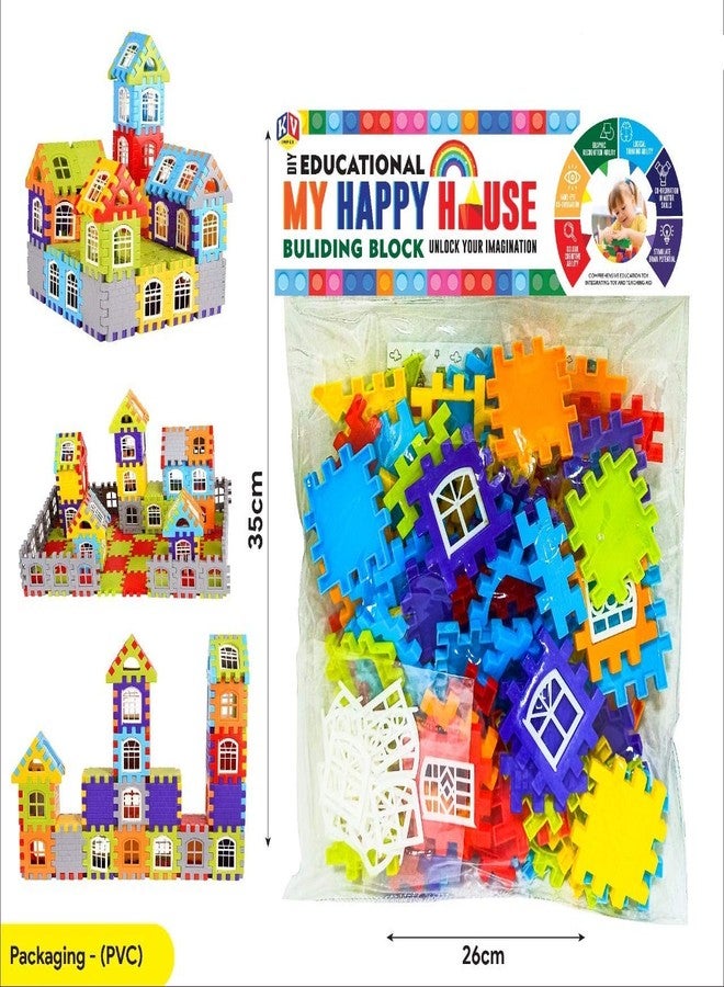 Negi Building Blocks and Construction Toy Happy Home for Kids (Sr.) (65+ Pieces) - Image 3