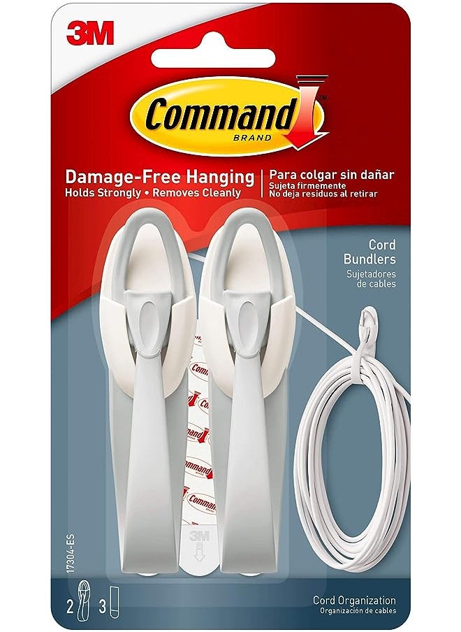 Command Cord Bundlers with Command Strips  - Image 1