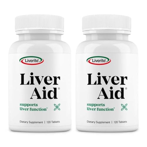 LIVERITE ليفرايت مساعد الكبد 2 عبوة 120 قرص إجمالي 240 قرص يدعم وظيفة الكبد الصحية والطاقة البدنية والحيوية - Image 2
