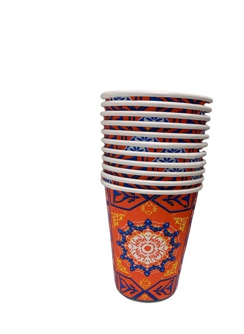 Disposable Paper Cups 150pcs Multicolor