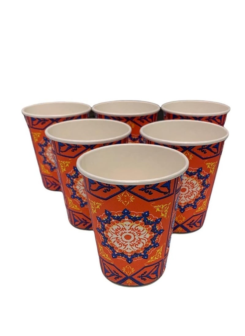 Disposable Paper Cups 150pcs Multicolor