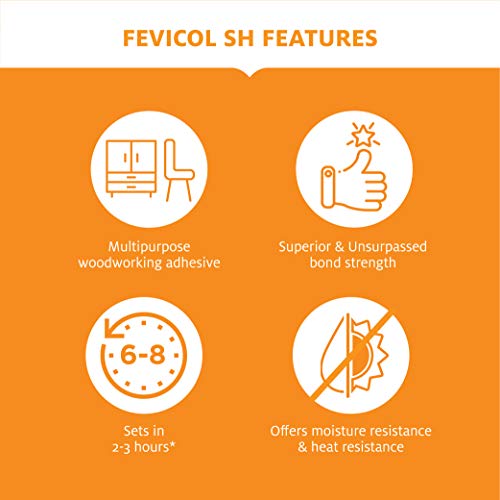 Pidilite Fevicol SH, 1Kg - Ultimate woodworking adhesive | Easy to use | Durable | Sets in 2-3 hours - Image 3
