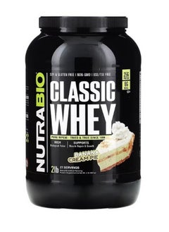 NutraBio Classic Whey Banana Cream Pie 2 lb 907 g  - Image 1
